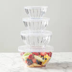 8-Pc. Nesting Clear Storage Container Set by Chef's Pride™