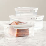 6-Pc. Rectangular Container Set with Stretch Lids by Chef's Pride™