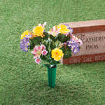 Purple and Yellow Memorial Bouquet by OakRidge™
