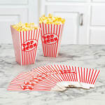 Disposable Popcorn Boxes, Set of 12