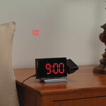Digital Projection Clock Radio with USB Charging