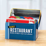 Secret Restaurant Recipe Card Collection Tin