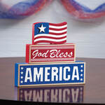 God Bless America Table Sitter by Holiday Peak™
