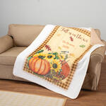 Personalized Fall Is in the Air Sherpa Throw, 50