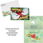 Personalized Years Together Dove Christmas Cards, Set of 20