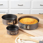 Non-Stick Spring Form Cake Pans by Home Marketplace, Set of 3