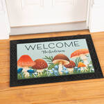 Personalized Toadstool Welcome Doormat