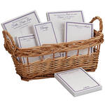Personalized Basketful of Notes with Bible Quotes