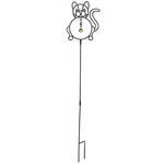 Metal Kitty with Bell Decorative Yard Stake by Fox River™ Creations