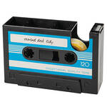 Retro Cassette Tape Dispenser and Desk Organizer