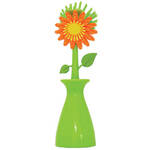 Flower Cleaning Brush With Vase Holder