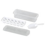 Ice Cube Tray with Box & Scoop