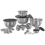 23-Pc. Stainless Steel Food Prep and Storage Set by Home Marketplace