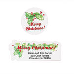 Merry Christmas Labels And Seals Set