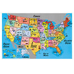 USA Magnetic Map Puzzle