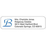 Script Initial Personalized Address Labels