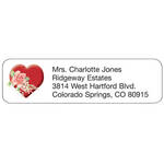 Heart Personalized Address Labels