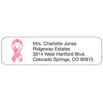 Pink Ribbon Personalized Address Labels