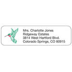 Hummingbird Personalized Address Labels
