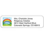 Rainbow Personalized Address Labels