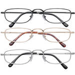 Spring Hinge Reading Glasses - Set of 3