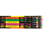 Personalized Neon Space Galaxy Pencils, Set of 12