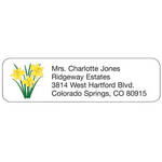 Personal Design Labels Daffodils