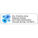 Blue Flower Personal Design Labels