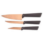 3 Piece Copper Titanium Knife Set