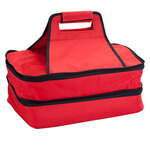 Double Decker Insulated Food Travel Tote