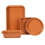 Copper Ceramic 4 PC Value Bakeware Set