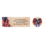Personalized Patriotic Blessings Address Labels & Seals 20