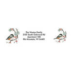 Personalized Christmas Chickadee Address Labels & Seal 20