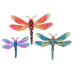 Metal Dragonfly Plaques, Set of 3 by Fox River™ Creations