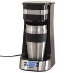 Programmable Single Cup Coffee Maker with Travel Cup by HMP