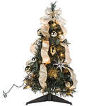 2' Silver & Gold Pull-Up Tree by Holiday Peak™