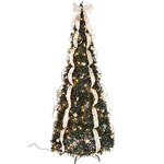 7' Silver & Gold Pull-Up Tree by Holiday Peak™        XL