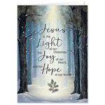 Personalized 'He Is the Light' Christmas Card Set of 20