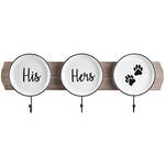 His, Hers, Paws Leash and Key Holder