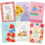 Assorted Birthday Cards with Magnet Gifts, Set of 6