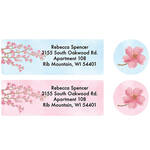 Personalized Blossoms Label and Seal Set