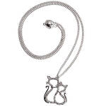 Crystal Cats Necklace