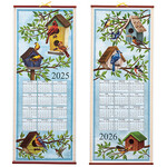 Birds Houses Scroll Calendar