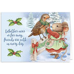 Charming Friends Christmas Card Set of 20