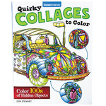 Quirky Collages To Color Book
