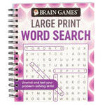 Brain Games® Swirls Design Large Print Word Search Puzzles