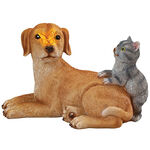 Resin Solar Dog & Cat Statue by Fox River™ Creations