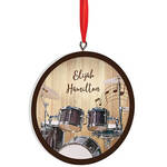 Personalized Drummer Ornament