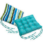 Reversible Outdoor Cushions, Set of 2