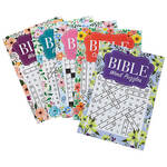 Flower Bible Word Puzzles, Set of 5
